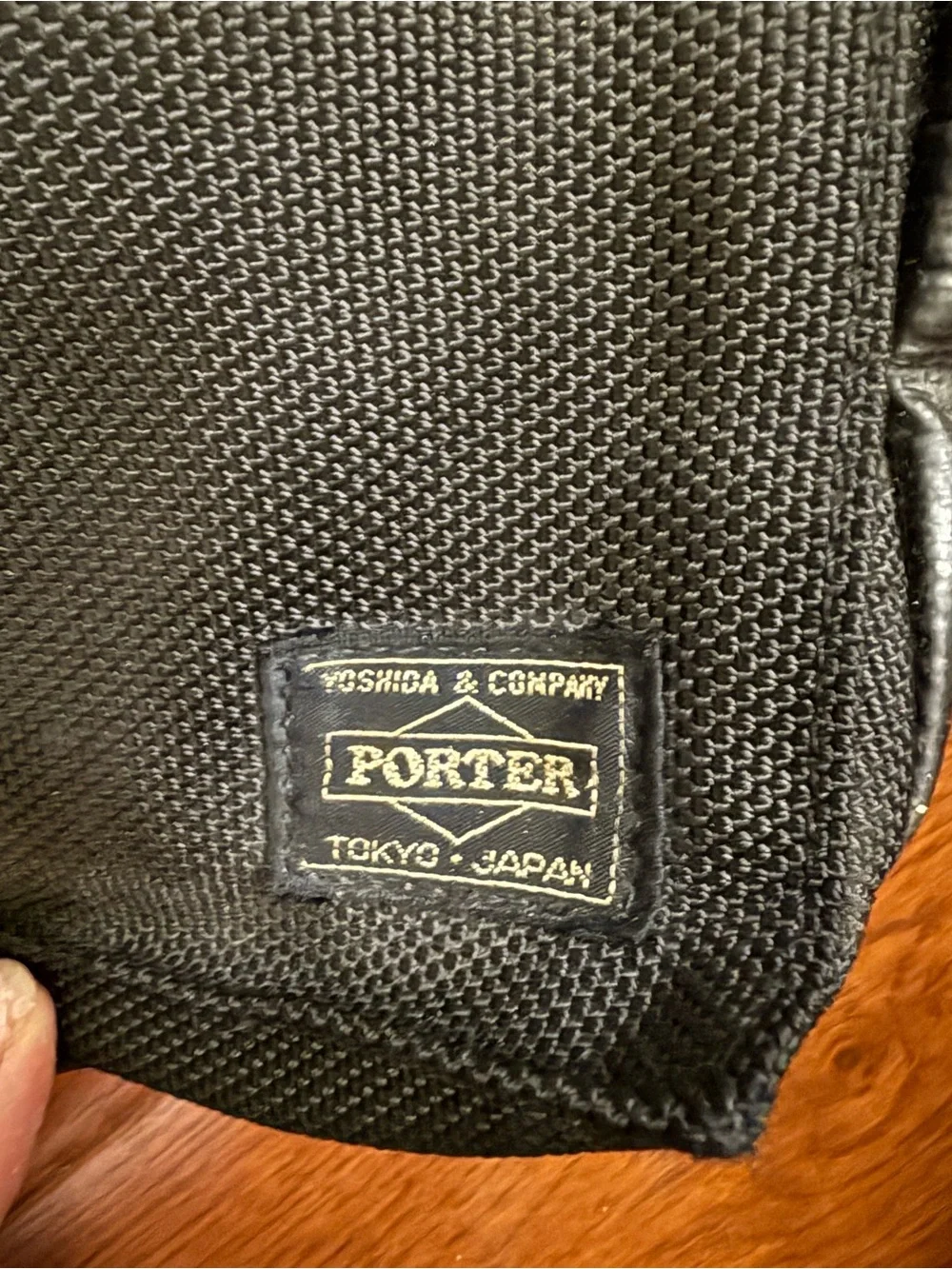 Black Porter Yoshida 2Way tanker Messenger Bag with Shoulder Strap